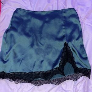 green skirt from garage